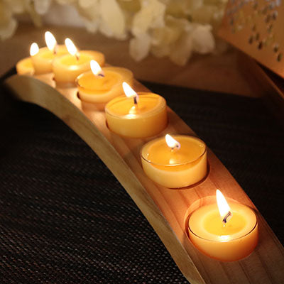 beeswax tea light candles