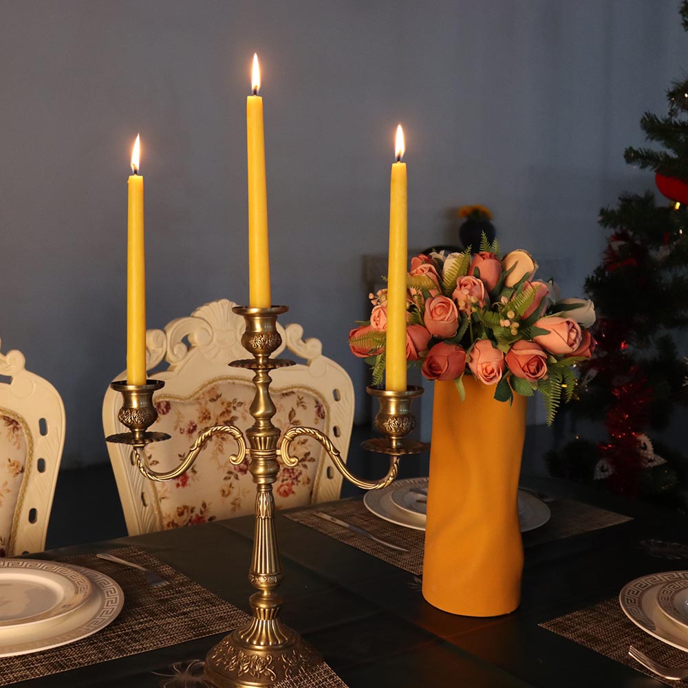 beeswax candle decorating