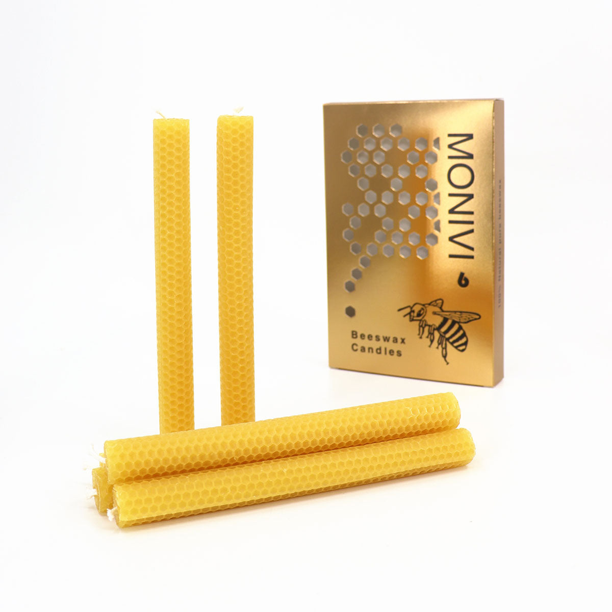 beeswax taper candle