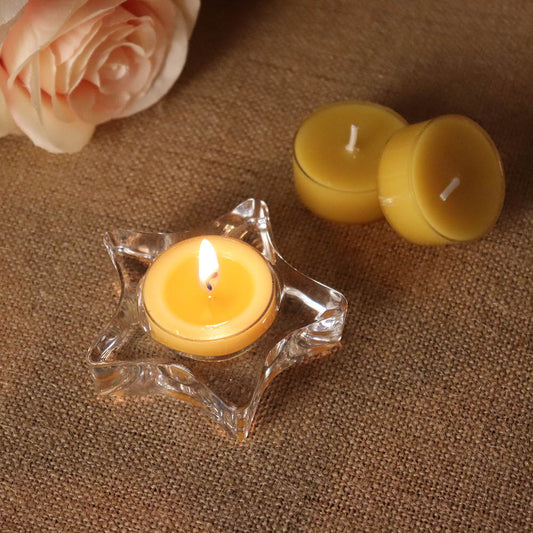 beeswax tea light candles