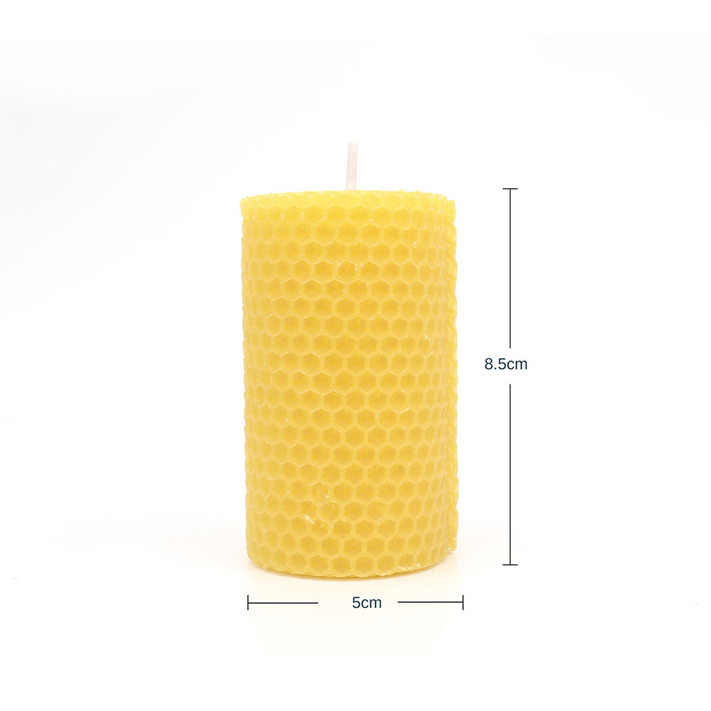 pillar beeswax candles